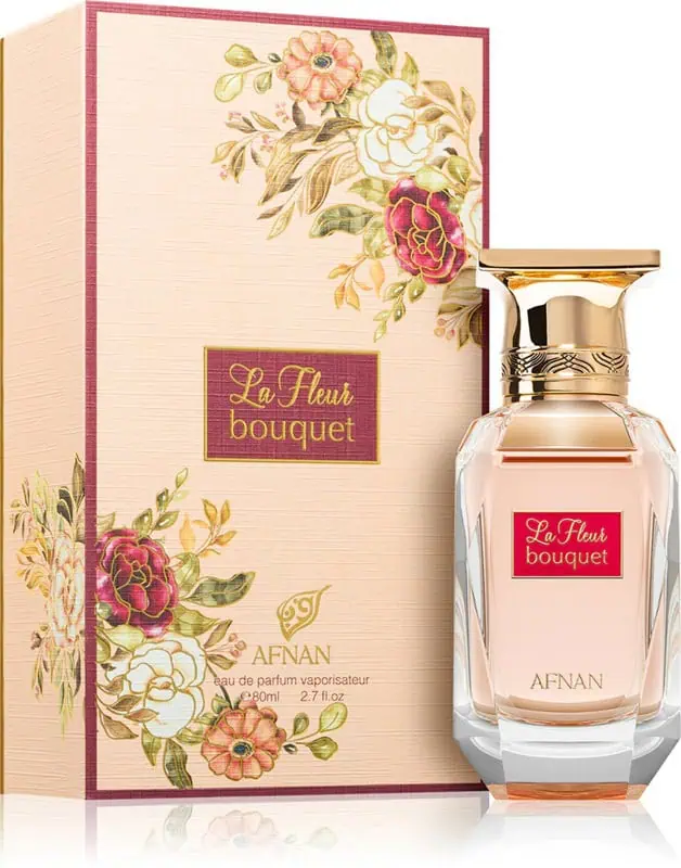 Afnan La Fleur Bouquet Eau de Parfum (EDP) 80ml - Image 2