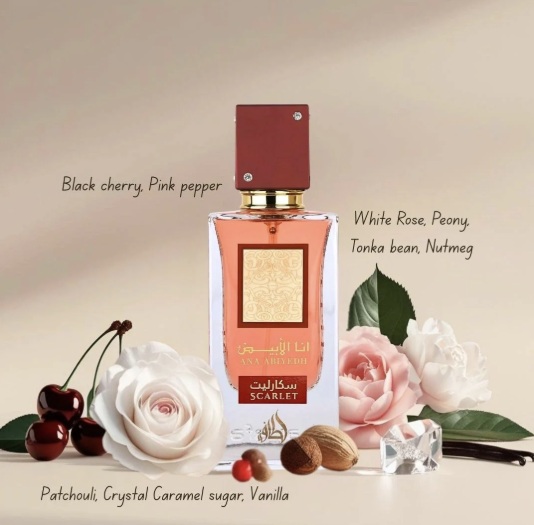 Lattafa Ana Abiyadh Scarlet Eau de Parfum (EDP) 60ml - Image 3