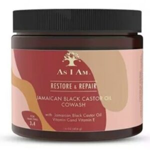 AS I AM JAMAICAN BLACK CASTOR OIL COWASH 454G