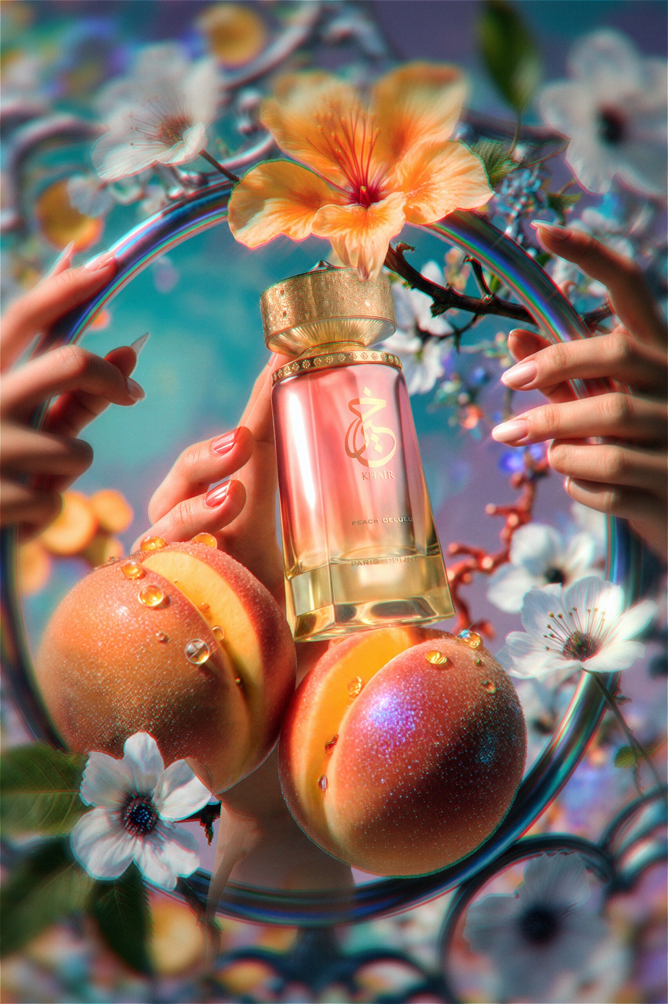 PARIS CORNER KHAIR PEACH DELULU EDP 100ML - Image 2