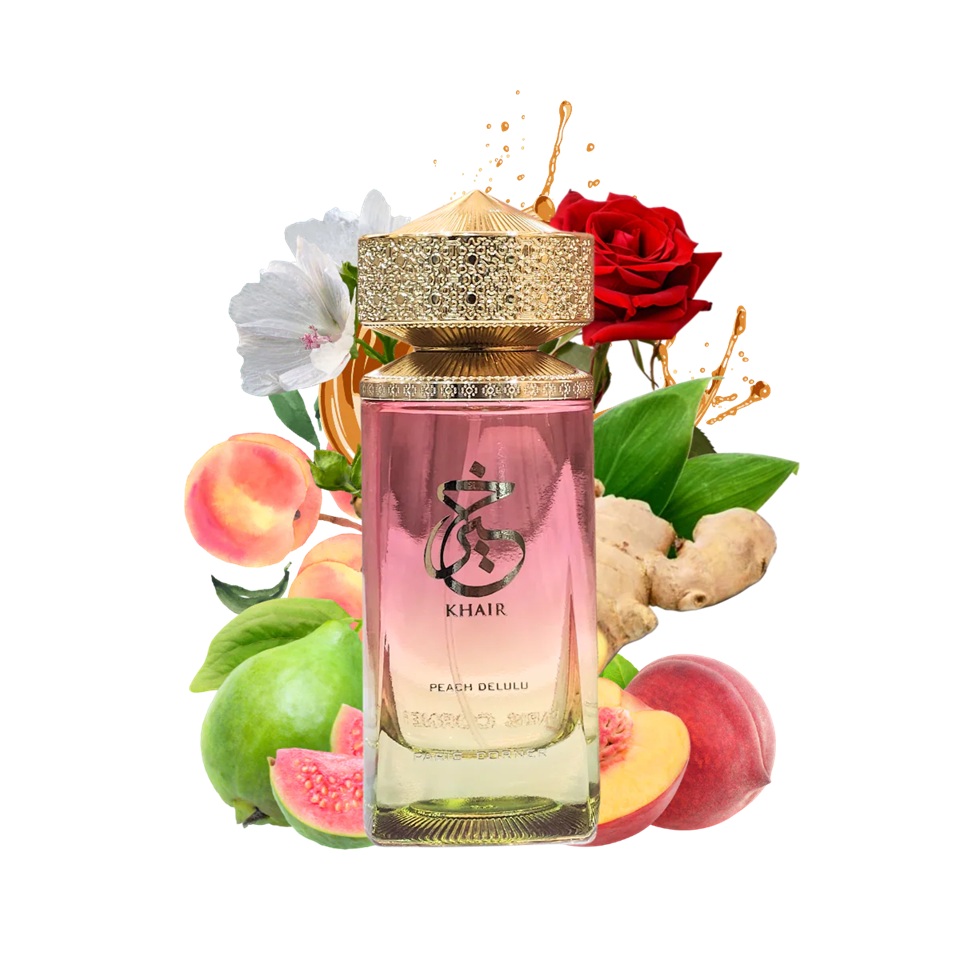 PARIS CORNER KHAIR PEACH DELULU EDP 100ML - Image 3