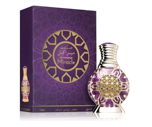 AL HARAMAIN MIRACLE PERFUME OIL 15ML - Image 2