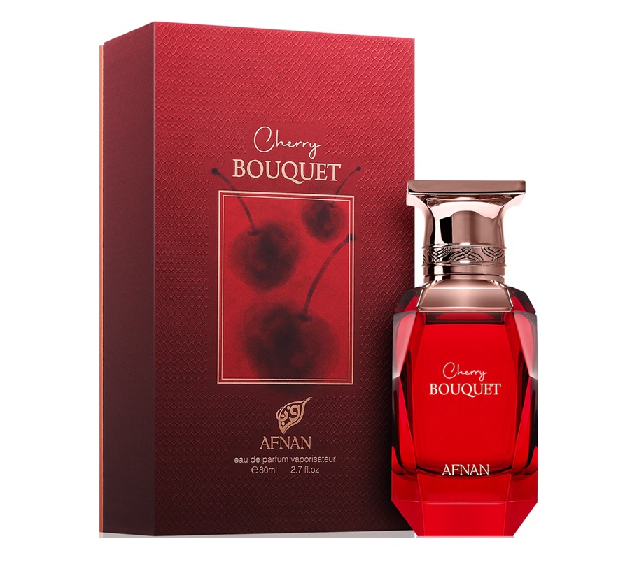 Afnan Cherry Bouquet Eau de Parfum (EDP) 80ml - Image 3