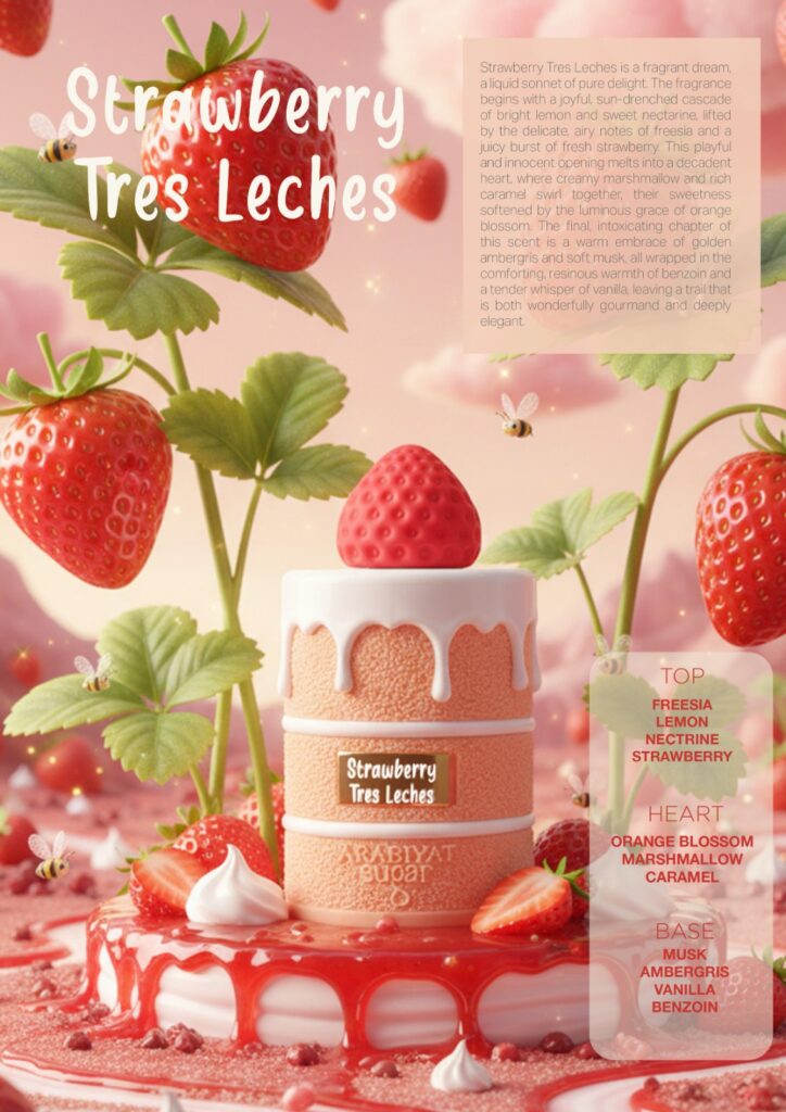Arabiyat Sugar Strawberry Tres Leches Eau de Parfum (EDP) 100 ml - Image 2
